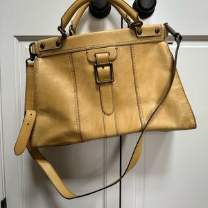 Vintage fossil leather bag